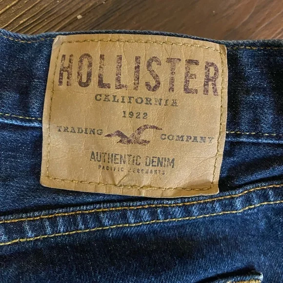 Hollister Blue Slim Jeans with Classic Denim Style 36 x 32 - Picture 7 of 7